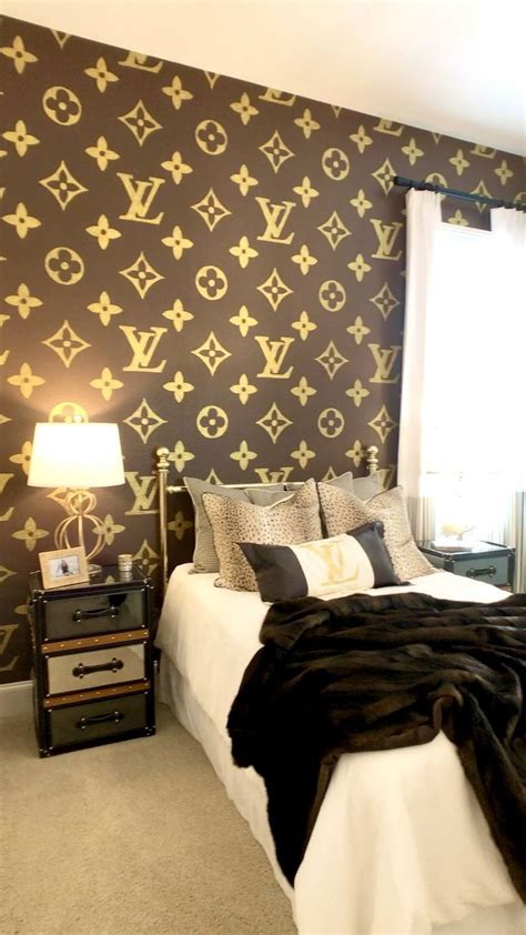 louis vuitton bedroom decor.